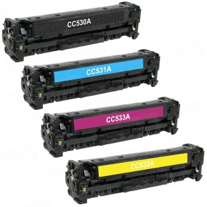 Toner compatível HP 53/41/381A ciano, 2.800 páginas